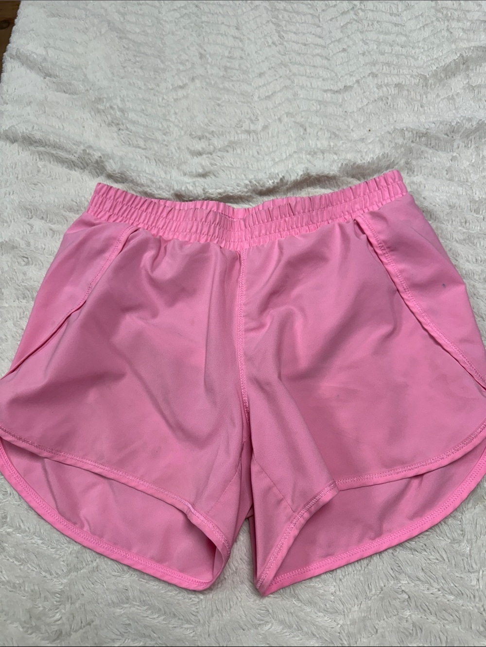 Girls All in Motion lined shorts. Pink Size XL/14.
